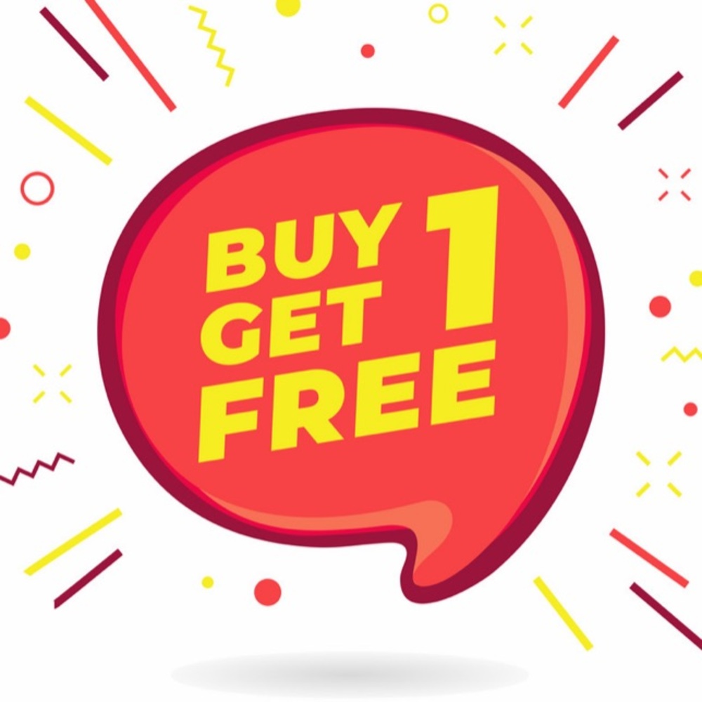 COPY - Buy 1 get 1 free
